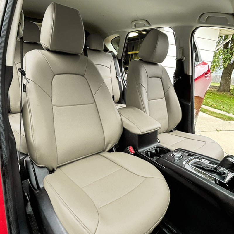 Custom Fit 2013-2025 Mazda CX-5 Car Seat Covers Premium Synthetic leather