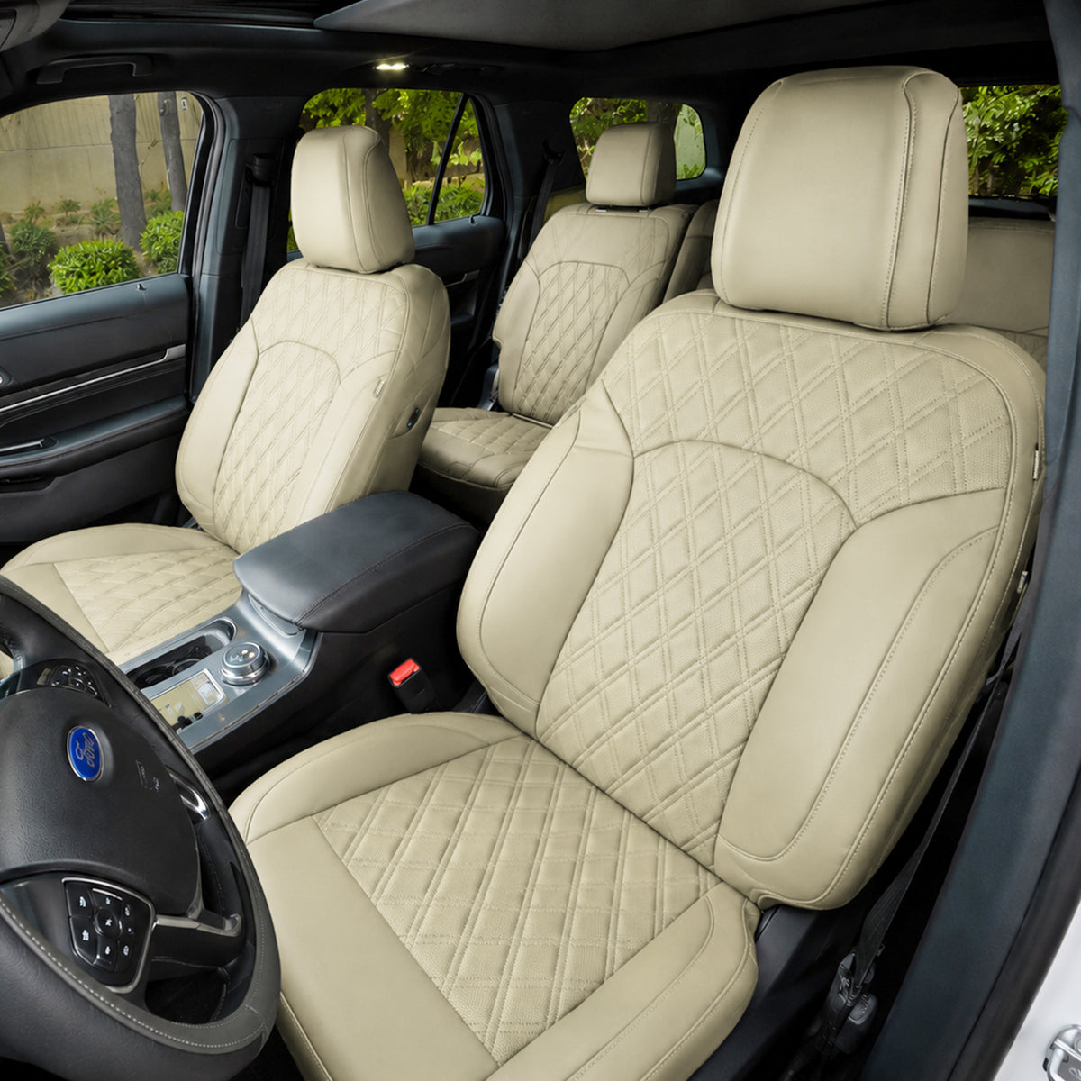 Custom Fit 2011-2026 Ford Explorer Car Seat Covers Premuim Synthetic Leather