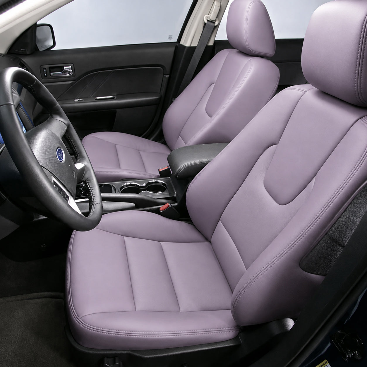 Custom Fit 2021-2026 Ford Fusion Car Seat Covers Premium Synthetic Leather