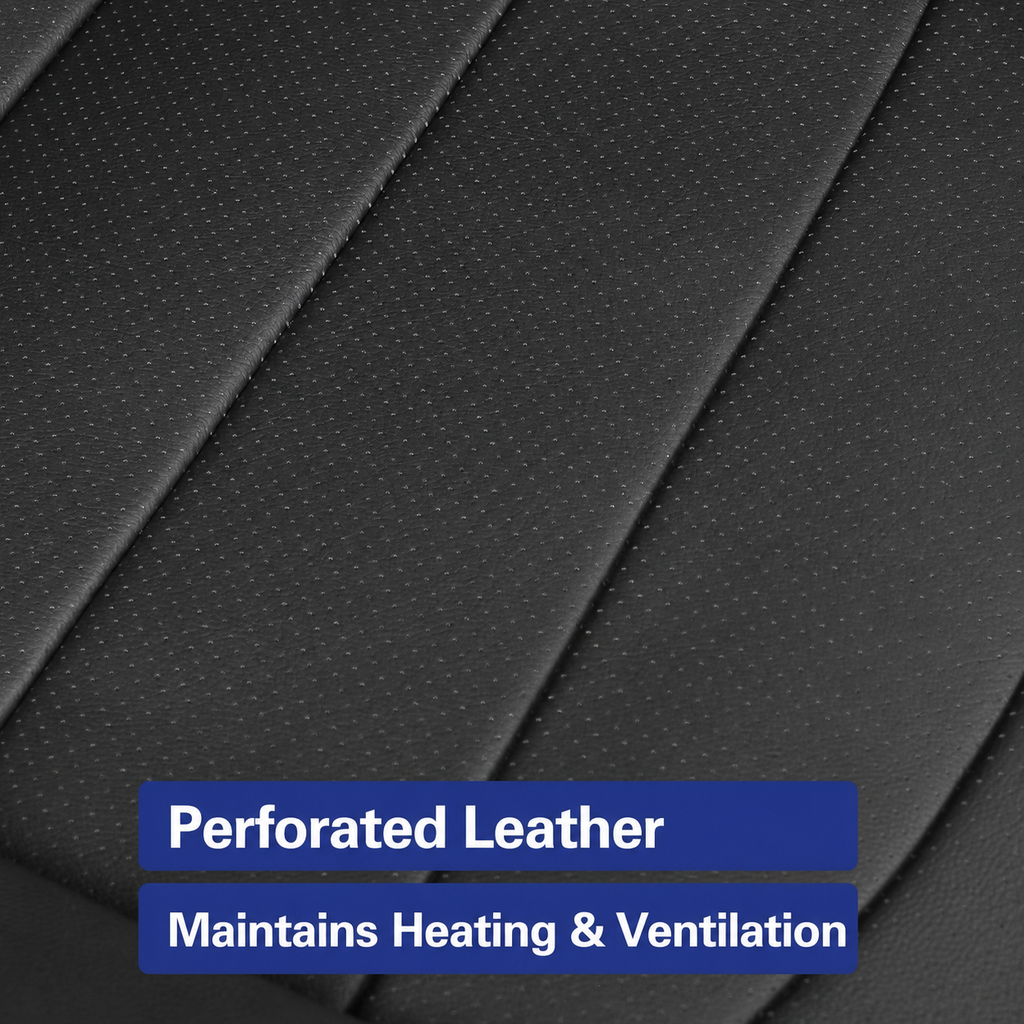 CCICOVER perforated leather maintains heating and ventilation