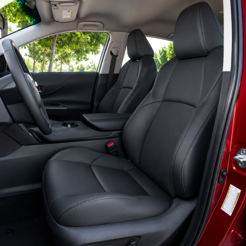 Custom Fit 2021-2024 Toyota Venza Car Seat Covers Premium Synthetic Leather