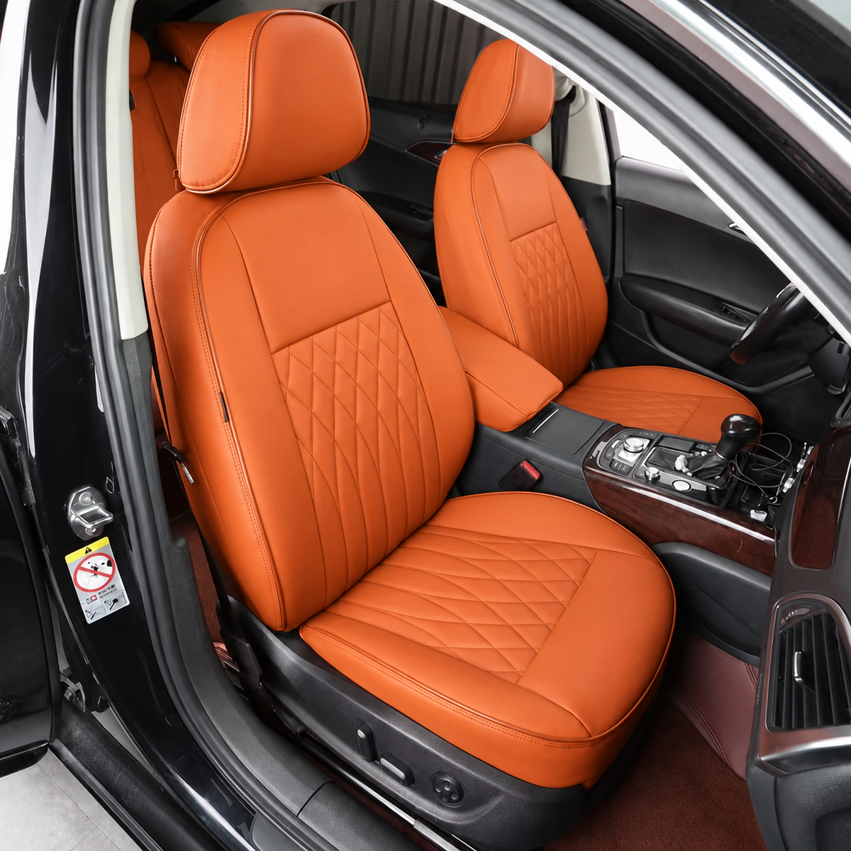 Custom Fit for Audi A4 A6 A3 Q5 Q7 TT A7 Q3 5 Seats Car Seat Covers