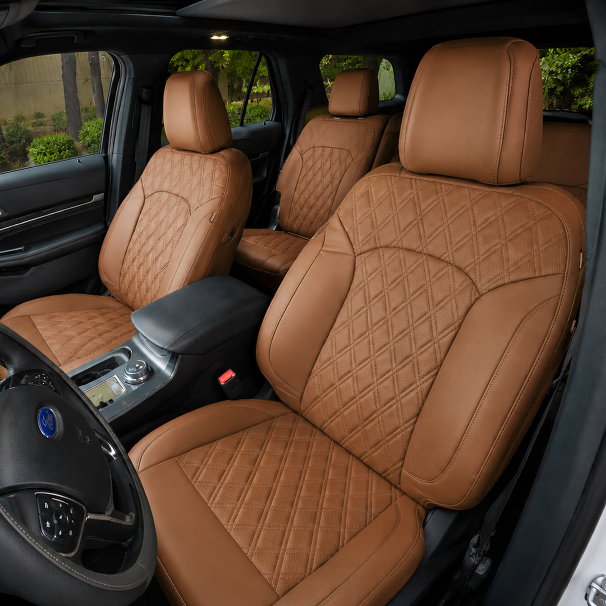 Custom Fit 2011-2026 Ford Explorer Car Seat Covers Premuim Synthetic Leather