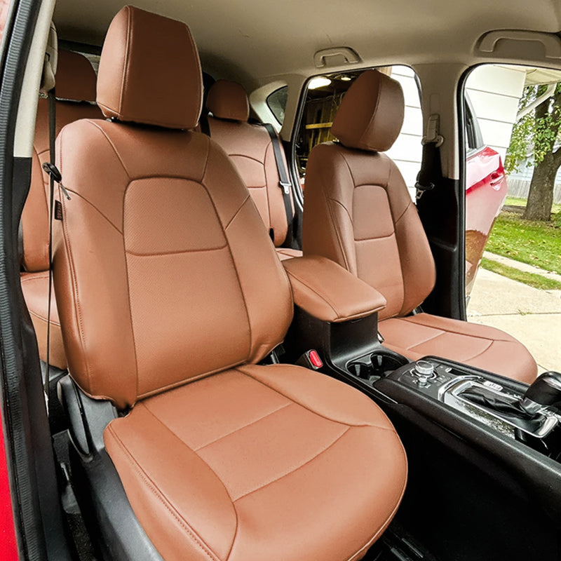 Custom Fit 2013-2025 Mazda CX-5 Car Seat Covers Premium Synthetic leather