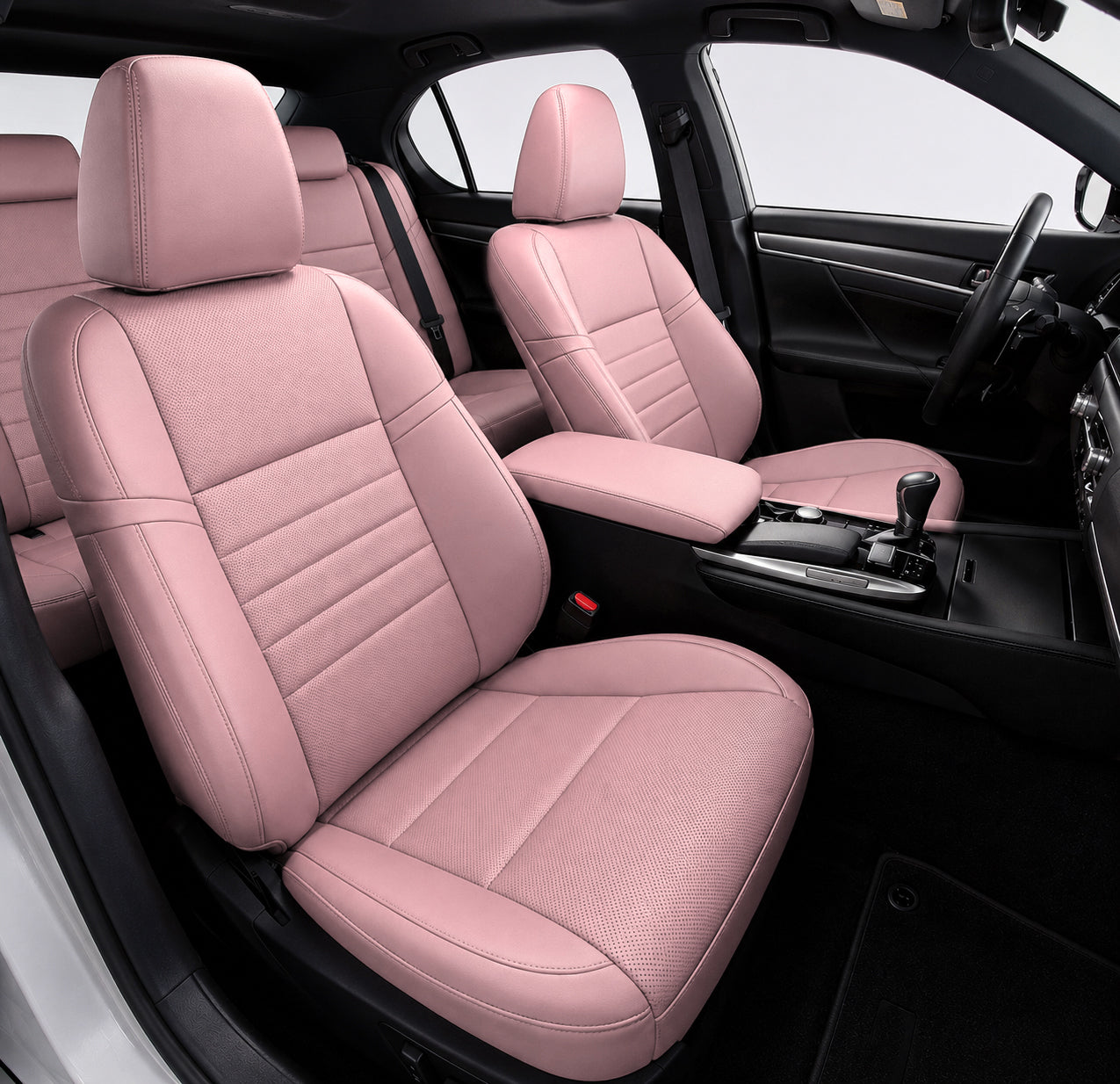 Custom Fit 2007-2020 Lexus GS350 Car Seat Covers Premuim Synthetic Leather