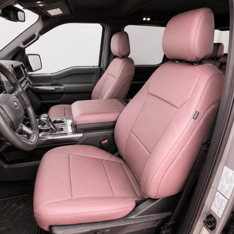2015-2020 Ford F150 2016-2022 F-250 F-350 Custom Seat Covers Premium Synthetic Leather