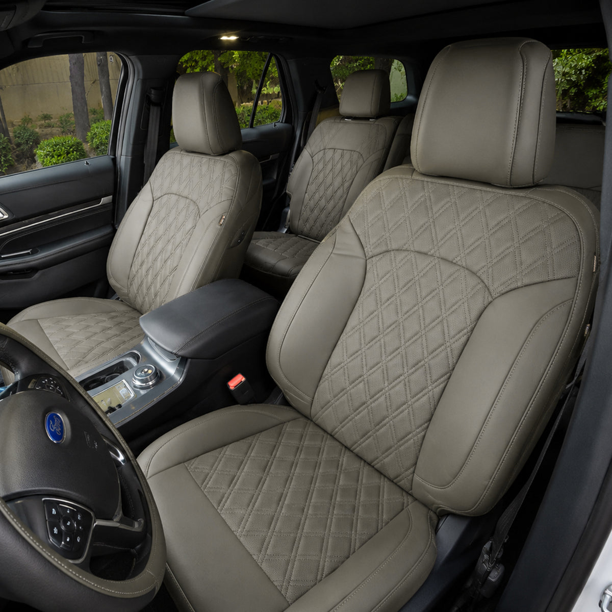 Custom Fit 2011-2026 Ford Explorer Car Seat Covers Premuim Synthetic Leather