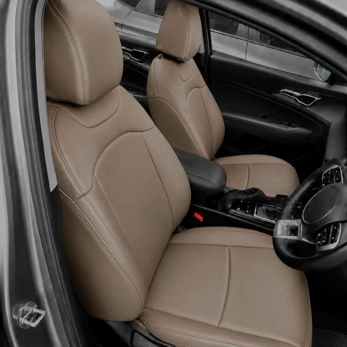 Custom Fit 2012-2026 Kia Sportage Car Seat Covers Premuim Synthetic Leather