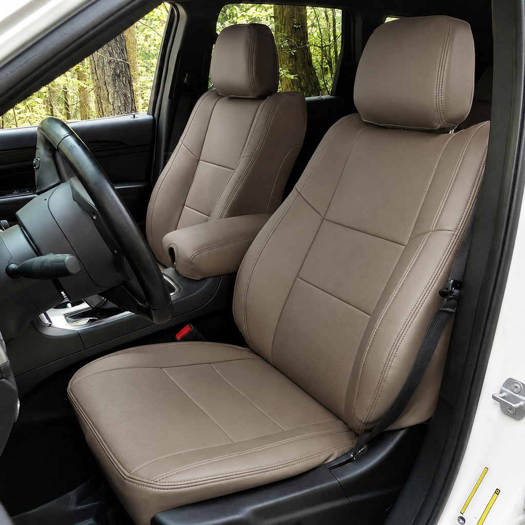 Custom Fit 2011-2026 Jeep Grand Cherokee Car Seat Covers Premuim Synthetic Leather