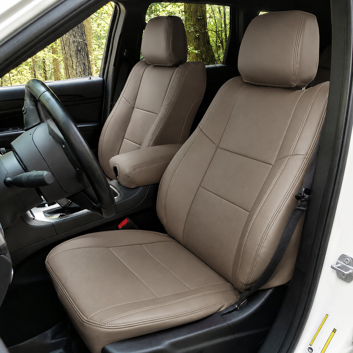 Custom Fit 2011-2026 Jeep Grand Cherokee Car Seat Covers Premuim Synthetic Leather