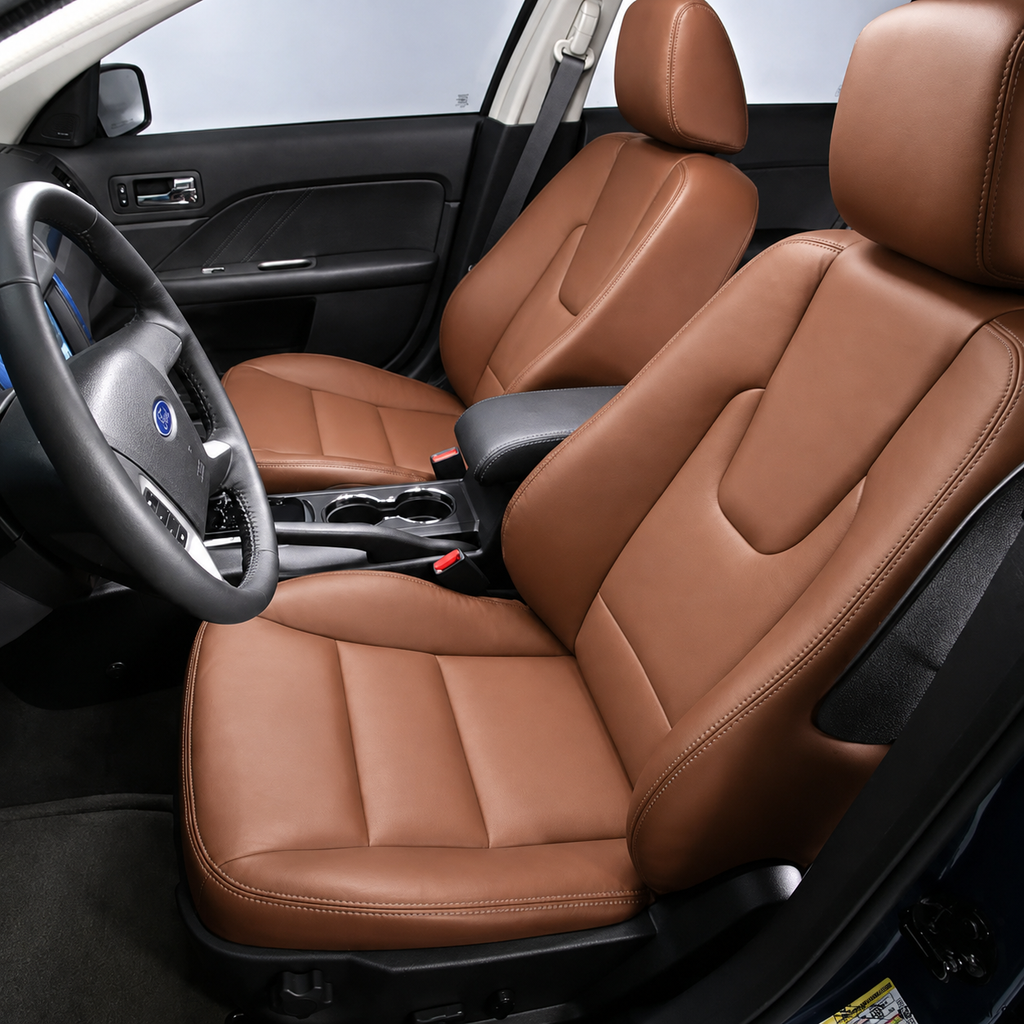 Custom Fit 2021-2026 Ford Fusion Car Seat Covers Premium Synthetic Leather