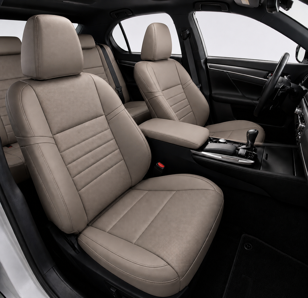 Custom Fit 2007-2020 Lexus GS350 Car Seat Covers Premuim Synthetic Leather