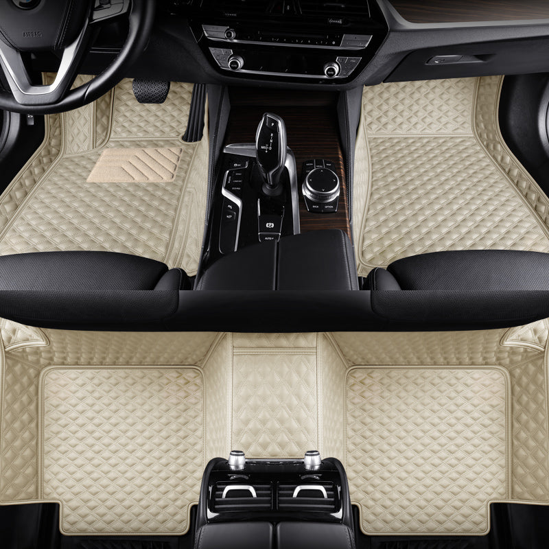 Custom Fit Car Floor Mat Premium Synthetic leather