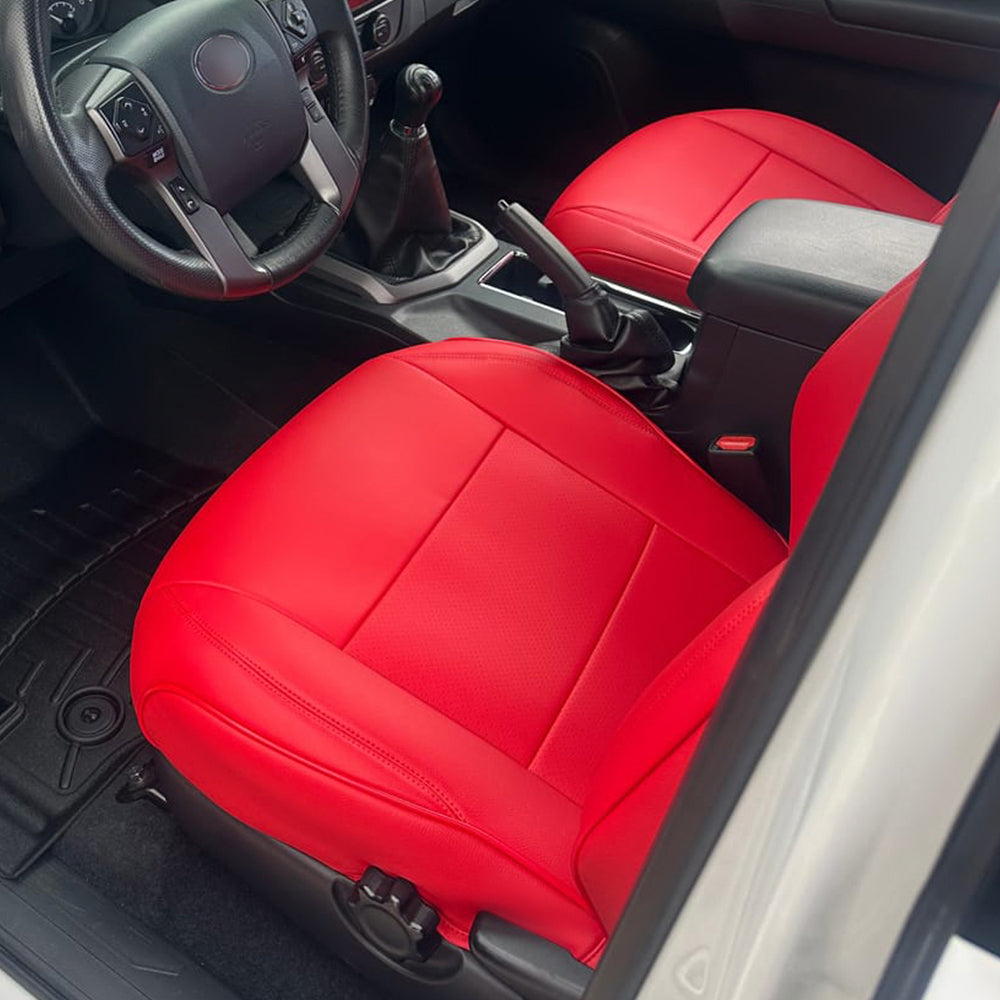 For 2024 2025 2026 Toyota Tacoma Custom Seat Covers Premium Synthetic Leather