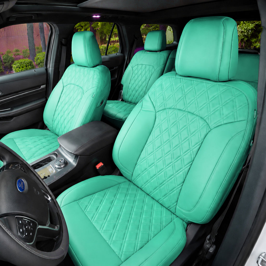 Custom Fit 2011-2026 Ford Explorer Car Seat Covers Premuim Synthetic Leather