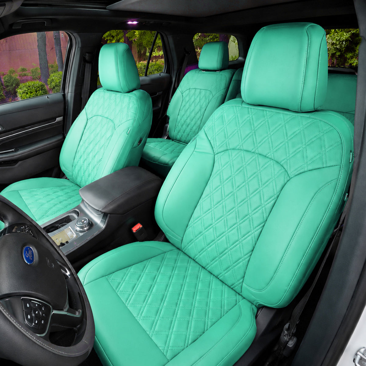 Custom Fit 2011-2026 Ford Explorer Car Seat Covers Premuim Synthetic Leather