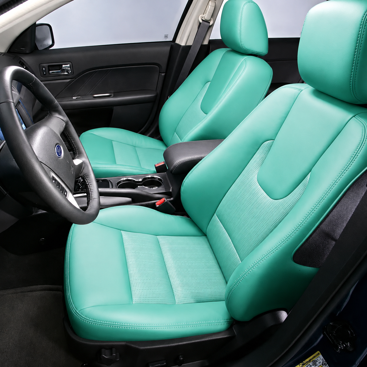 Custom Fit 2021-2026 Ford Fusion Car Seat Covers Premium Synthetic Leather